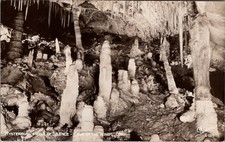 Temple of Silence, CAVE OF THE WINDS, Colorado Real Photo Postcard