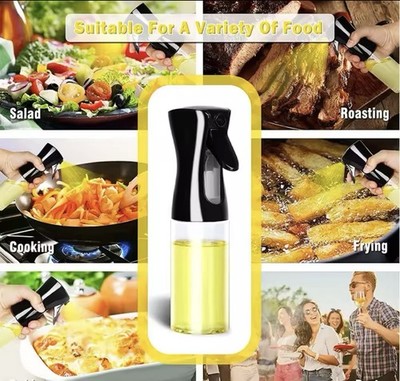 Ölsprüher für Speiseöl Öl Sprühflasche Ölzerstäuber Oil Sprayer Ölspender Spray
