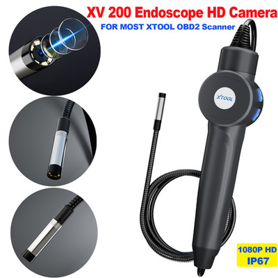 2026 XTOOL XV200 1080P Endoscope HD Camera for D7/D8/D9/IP900 OBD2 Scanner IP67 