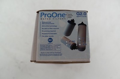 ProOne G2.0 Water Filter 9 In White Gravity Brita Maxtra+ Replacement Cartridge
