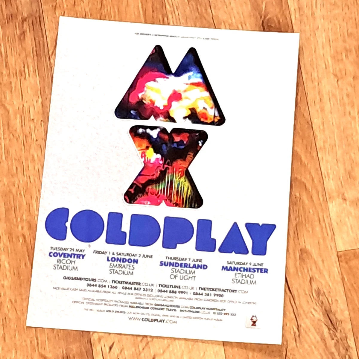 coldplay poster products for sale | eBay