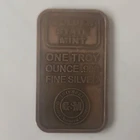 Golden State Mint 1 oz .999 Fine Silver Bar ISO 9001 Certified