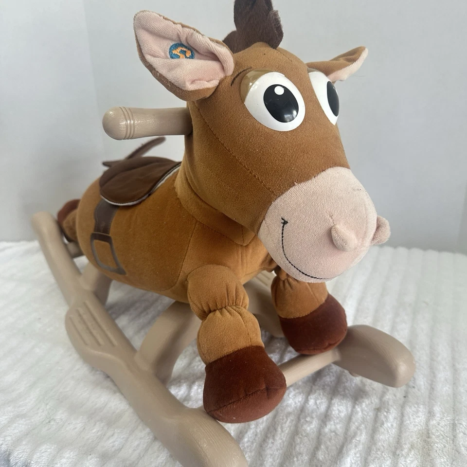 Disney Pixar Toy Story Bullseye Rocking Horse Plush Rocker Kiddieland No Sound - Image 2 of 4