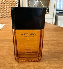 Azzaro Pour Homme &ndash; LEERER Parfumflakon mit Deckel &ndash; Sammler / Deko 100ml