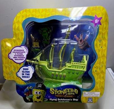 Spongebob Squarepants  The Flying Dutchman's Ship Vinyl Mini figures Included