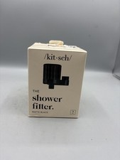 Kitsch The Shower Filter Replacement Water Filters and Cartridges - Black READ