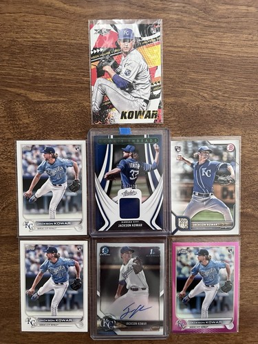 2018 Bowman Chrome AUTO Jackson Kowar #CDA-JKO (AU, RC)+ALL7
