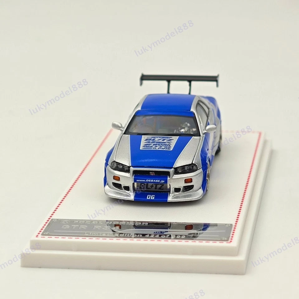 1/64 FH Nissan Skyline R34 GTR Fast & Furious Diecast Model Car Collection Gift - Image 2 of 4
