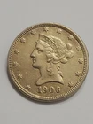 1906-D Ten Dollars Liberty Gold Plated "FANTASY" - "NOVELTY" Coin - 8.7 grams