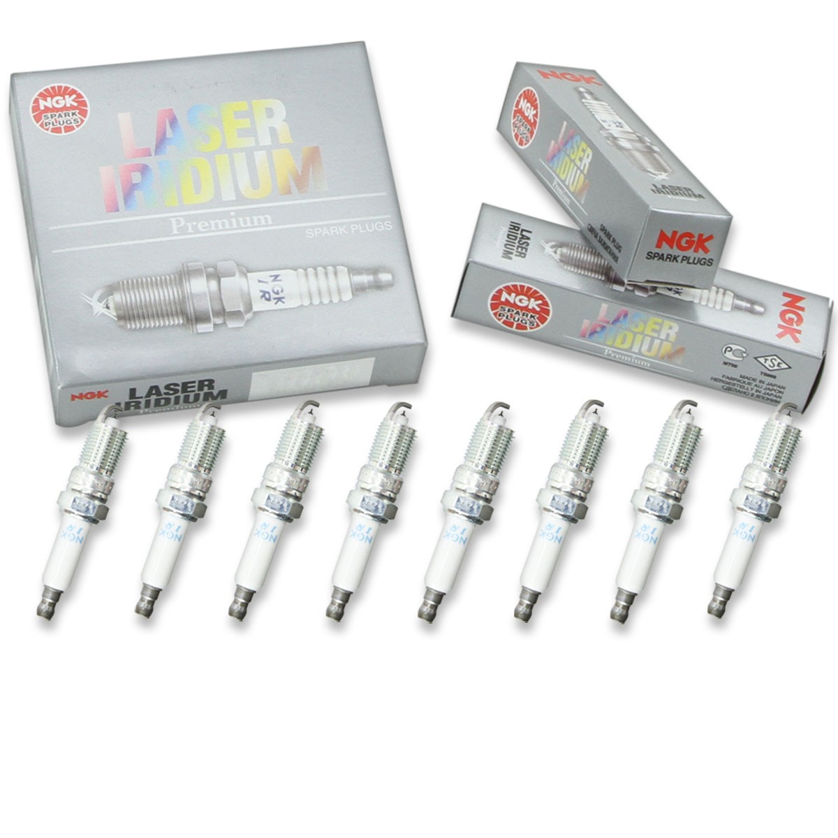 8 pcs NGK Laser Iridium Spark Plugs for 2001-2006 GMC Sierra 1500 HD 6.0L V8 zd