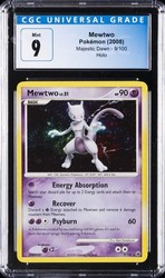 Mewtwo 9/100 Majestic Dawn Holo Rare