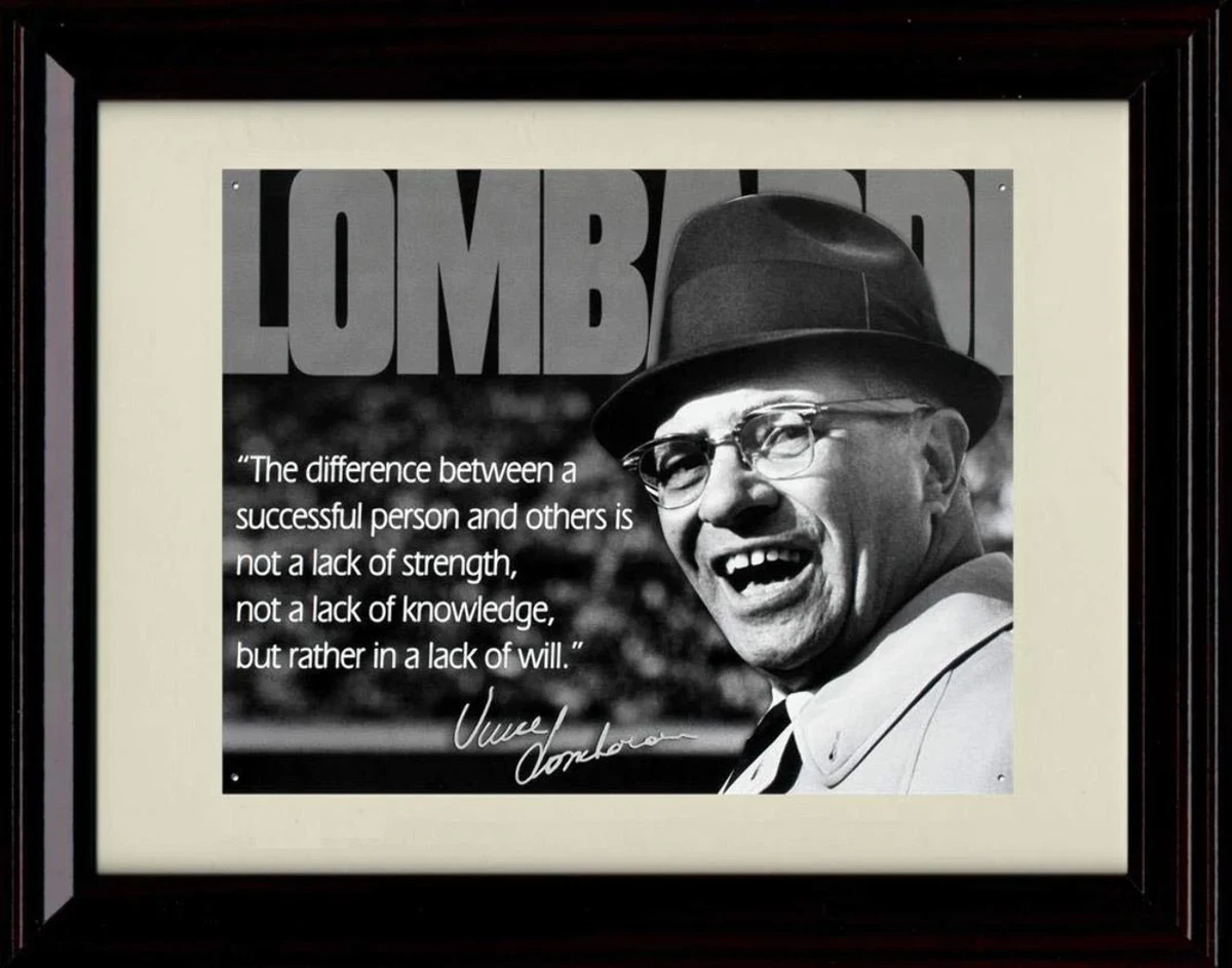 Winning Isn't Everything Motivational Vince Lombardi Quotes, 42 OFF