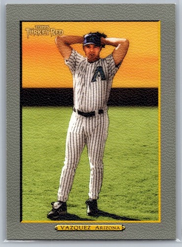 2005 TOPPS TURKEY RED BASEBALL 123 JAVIER VAZQUEZ DIAMONDBACKS - Picture 1 of 2