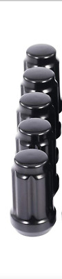 Black Spline Lug Nuts 12x1.25 For Subaru Impreza WRX STI BRZ Set of 5 Pcs No Key