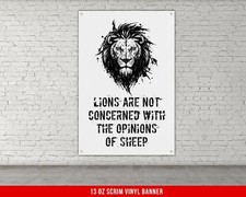 Motivational Gym Banner - Inspirational Weightlifting Wall Art