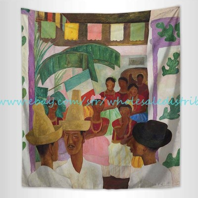 Diego Rivera 16 1957 The Rivals Painted In 1931 Wall Tapestry Ebay
