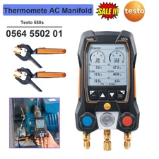 Testo 0564 5502 01 550s Smart Digital Manifold Wireless Clamp Temperature Probes