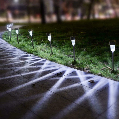 12 Pack Solar Power LED Stake Lights Patio Outdoor Garden Lawn Path Lamp Light - Bild 11 von 13