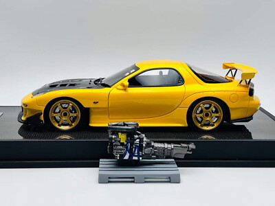 【新品・未開封品】OttO mobile 1/18 RX-7 FDイエロー 1/18 OTTO 1999 Mazda RX7 FD Type R Bathurst R (Yellow) Resin
