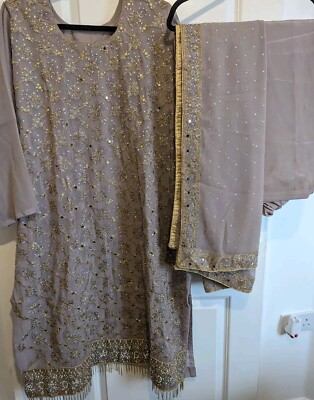 Plus Size Stitched wedding party wear Indian Pakistani Salwar