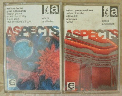 Aspects Opera Ballet Double Music Audio Cassettes ASPC3059 ASPC3053