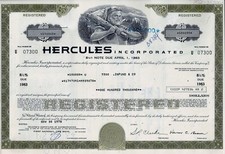 Hercules Incorporated, 1978,  8 3/4% Note due 1983 (100.000 $)