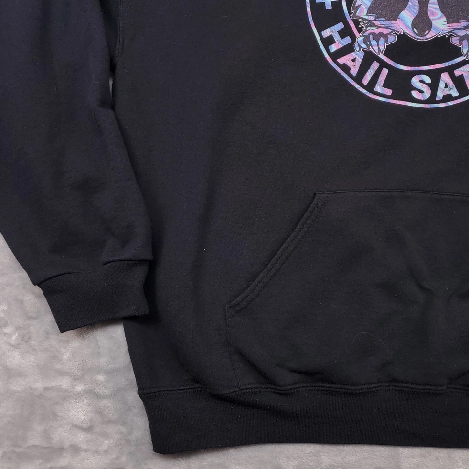 Sudadera con capucha Raccoon Eat Trash para hombre 2XL XXL negra polar jerzees bolsillo nublend Foto 3 de 4