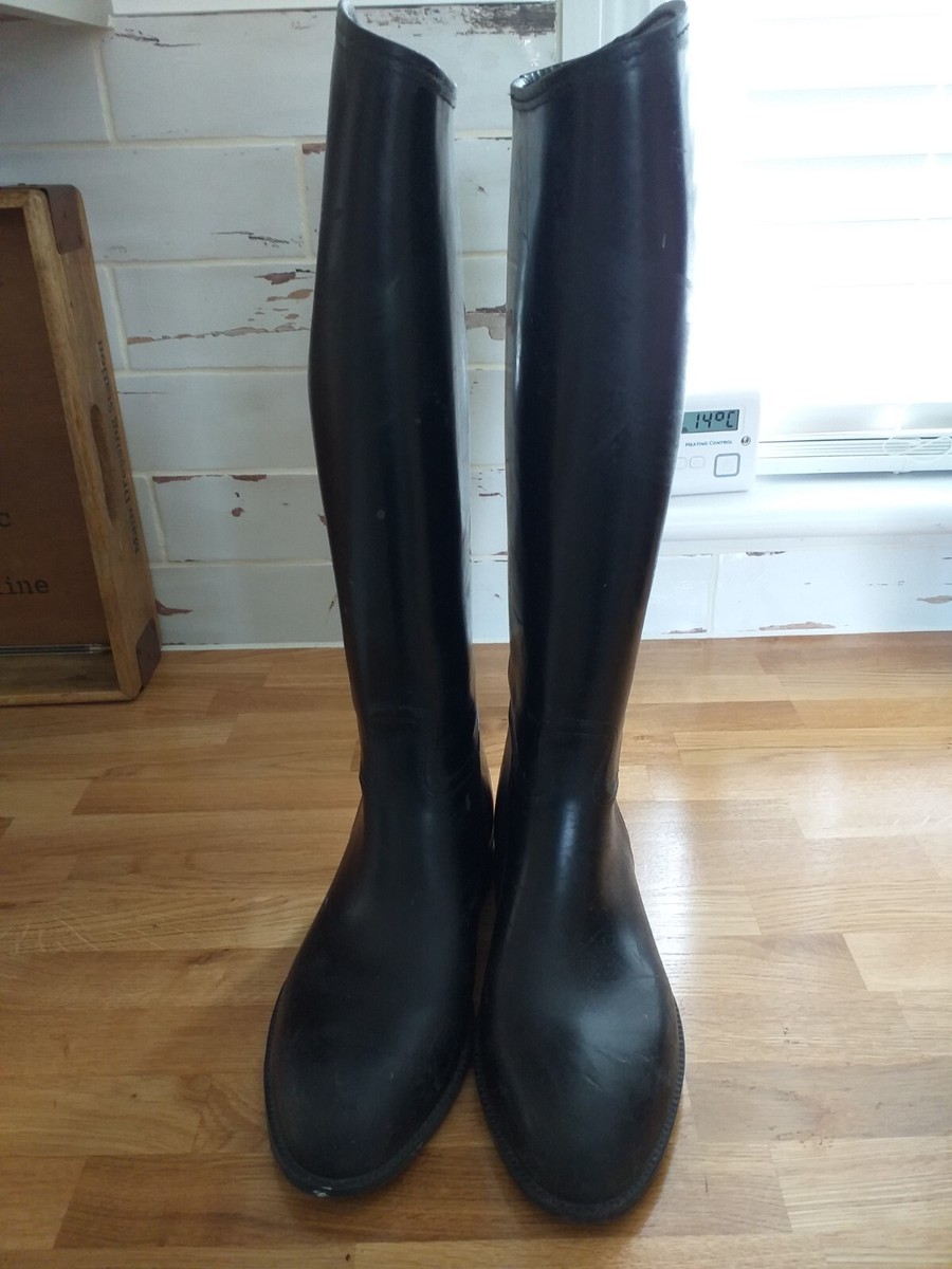 Stylo Horse Riding Boots Rubber Ladies Size UK