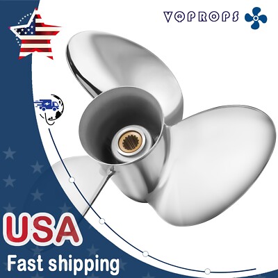 16 x 20 Stainless Boat Propeller for Suzuki Engine DF 150-300HP 15 Spline Tooth