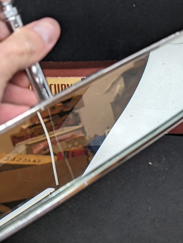 NOS 1955 MERCURY MONTEREY MONTCLAIR MC NON GLARE REAR VIEW MIRROR BV-18400A - Picture 4 of 23