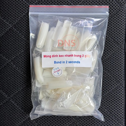 Bolsa de recarga de punta de uñas recta natural USN (500 puntas/bolsa) *Elige cualquier tamaño* - Imagen 3 de 12