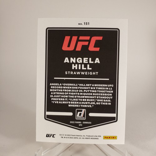 2022 Donruss UFC Base #151 Angela Hill Strawweight - Picture 2 of 2