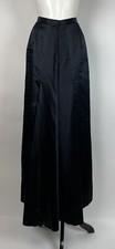 VTG 1960s semi-matte SATIN evening long skirt, Timeless, Minimalist XS/S