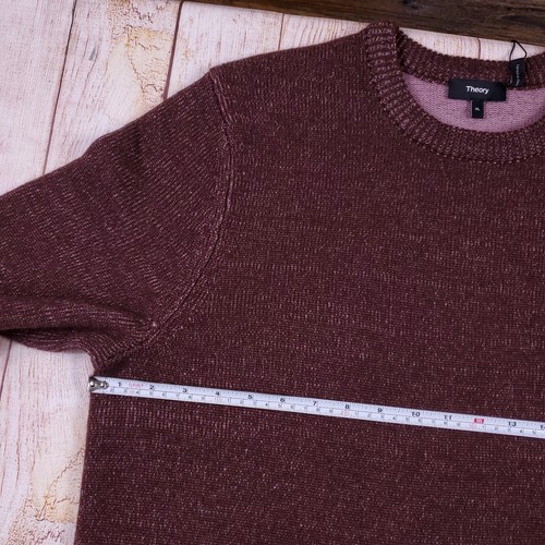 New $365 Theory Sweater Mens XL Pullover Wool/Cashmere Hilles Crew P - Picture 19 of 22