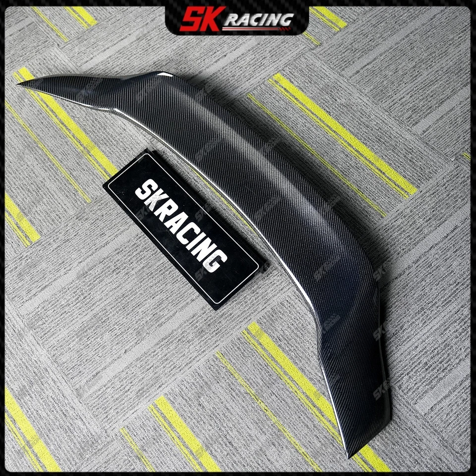 Alerón trasero negro brillante/fibra de carbono forjado para Jaguar XE XEL sedán 15-19 Foto 2 de 4