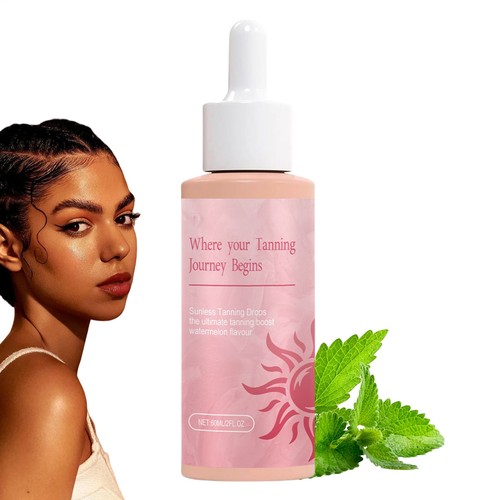 Sunless Tanning Drops Tanning Drops For Dark Fake Tan 60ml Sunless Tanning Drops - Foto 12 di 12