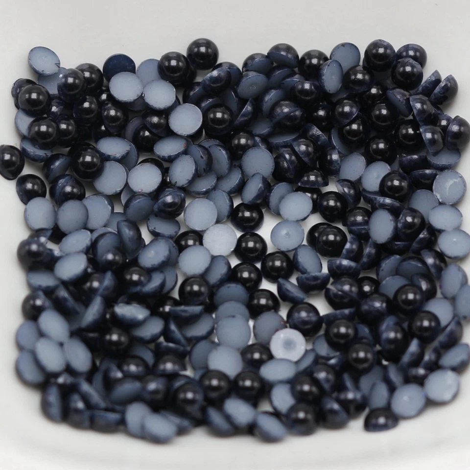 Álbum de recortes artesanal gema trasera plana 2000 media perla de 4 mm Foto 3 de 4