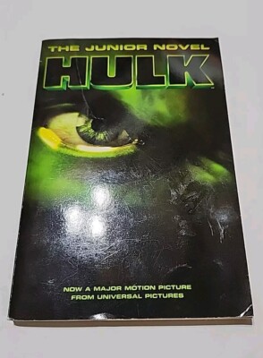 Marvel Movie Hulk, The Junior Novel Paperback Harper Festival  Universal Studios