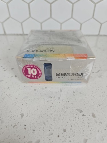 Memorex 2S/2D Double Sided 3.5" Microdisks 135 TPI / 1MB = Blue - Afbeelding 5 van 6