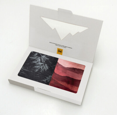 Buff Geschenkset Pack x2 Ecostretch Original Kopfbedeckung Halskleidung Schal Stirnband.