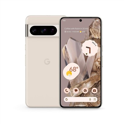 Google Pixel 8 Pro -128GB Unlocked Android Smartphone Telephoto Lens  Porcelain