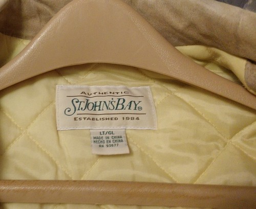 Tall Men's Size Large Suede Coat by St. John's Bay - Picture 3 of 5