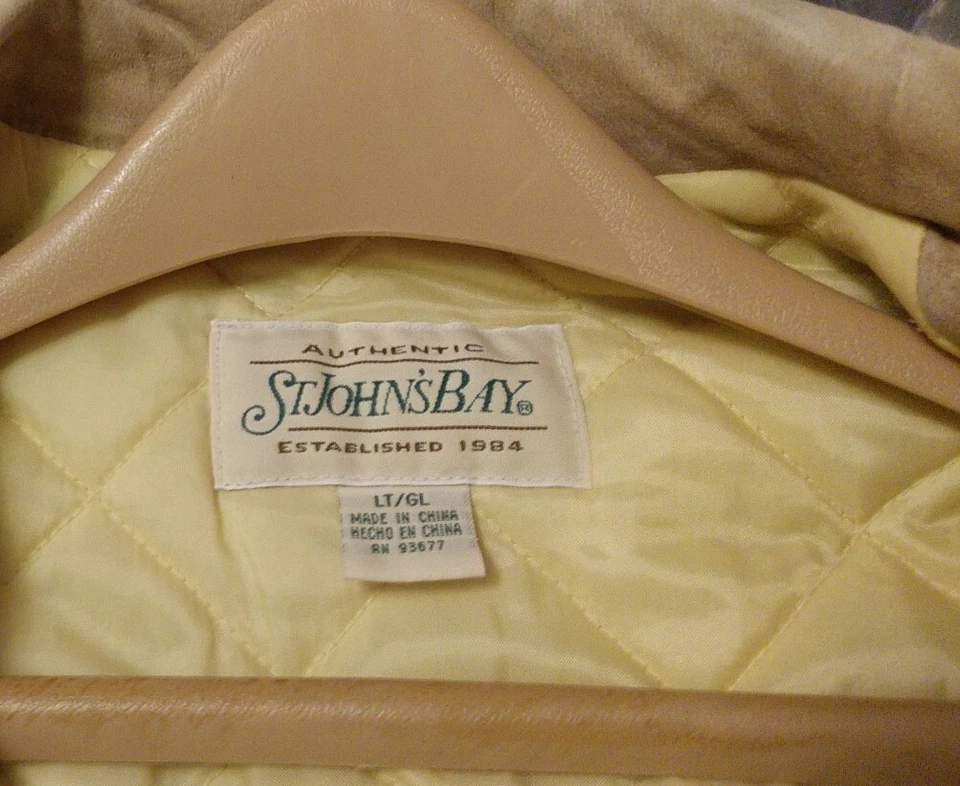 Tall Men's Size Large Suede Coat by St. John's Bay - Image 3 of 4