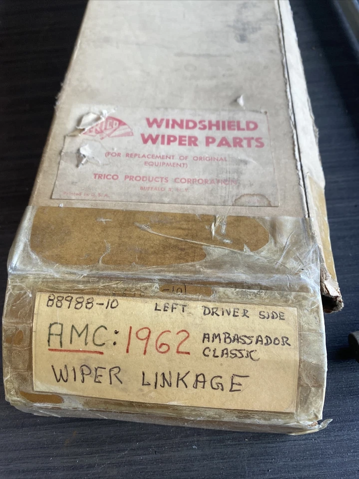 Nuevo de Lote Antiguo 1962 AMC Ambassador Classic Wiper Linkage Trico Foto 3 de 3