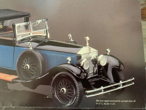 Franklin Mint 1929 Rolls-Royce Phantom I Cabriolet De Ville 1/24 Diecast Car - Picture 2 of 4