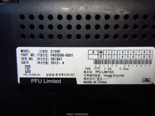 Fujitsu ScanSnap S1500 Color ADF Duplex Document Scanner USB - 7 205 SCANS / OK - Zdjęcie 7 z 7