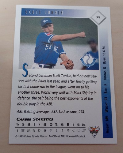 1994 Futera Australian Baseball League ABL - Sydney Blues and Waverley Reds - Picture 11 of 45