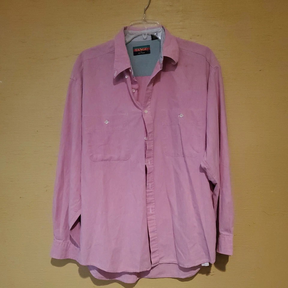 Vintage Tango by Max Raab  Men’s Long Sleeve Button Down 16 1/2 34-35 - Image 2 of 4