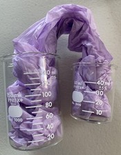 VINTAGE 50 ml / 150 ml Glass Pyrex Beakers No. 1000 - Set of 2