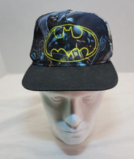 Batman DC Comics Youth Sublimated Hat Cap Snapback Hero Flat Bill Dark Knight
